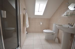 Upstairs shower room- click for photo gallery